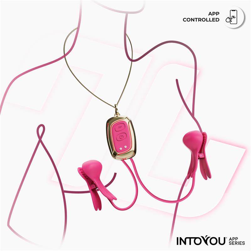 Tickly Pinzas para Pezones con Vibración, Control y Collar con APP - Imagen 9