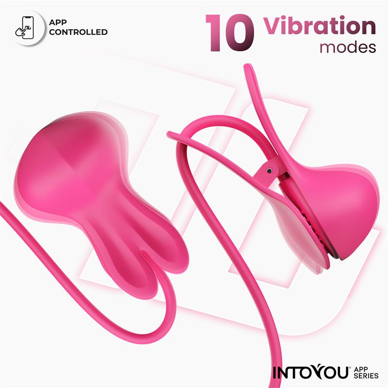 Tickly Pinzas para Pezones con Vibración, Control y Collar con APP - Imagen 10