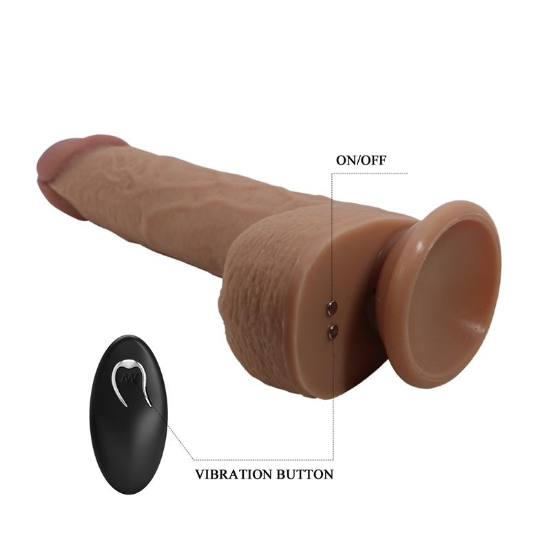 Tommy Dildo Realista con Vibración y Thrusting con Contorl Remoto - Imagen 3