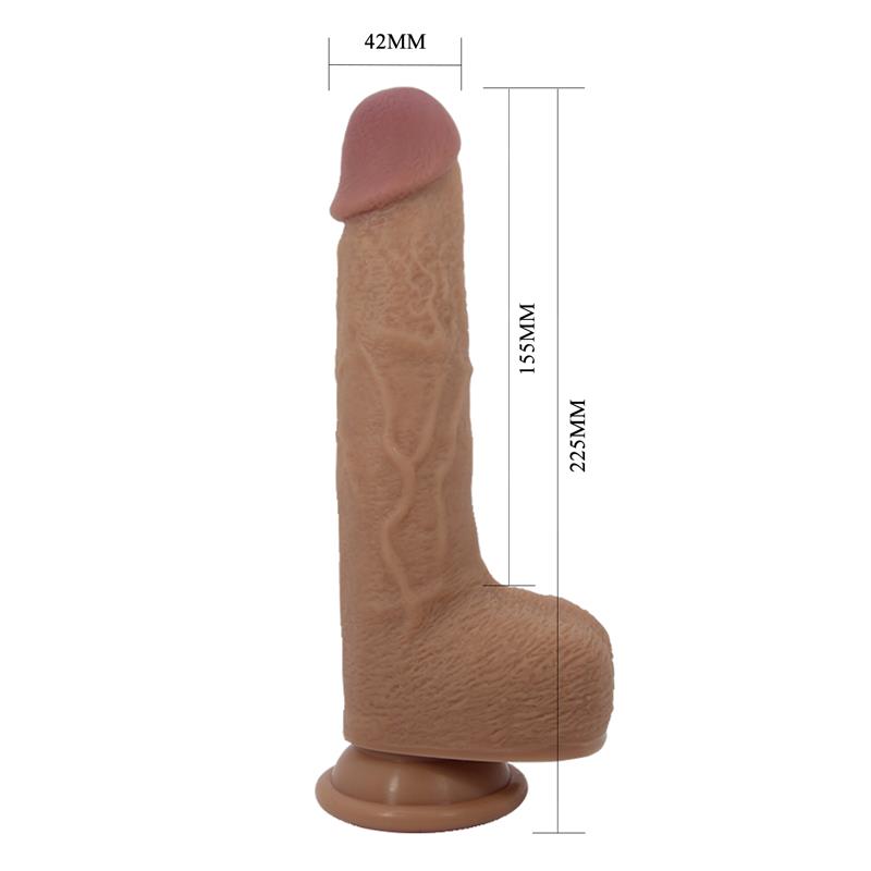 Tommy Dildo Realista con Vibración y Thrusting con Contorl Remoto - Imagen 7