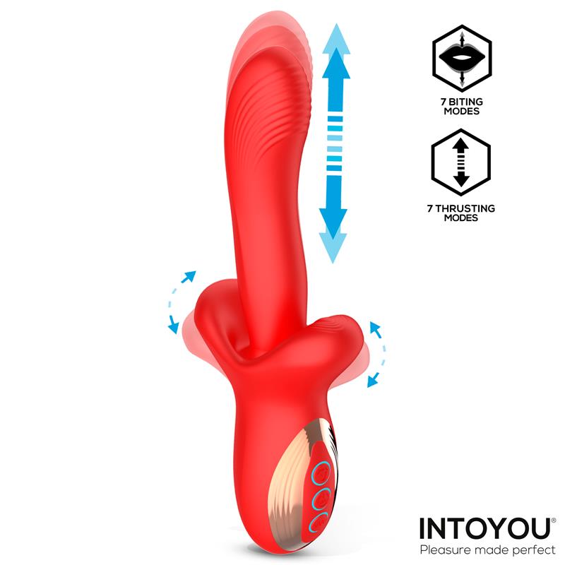 Vyron Vibrador con Thrusting y Biting (Mordisqueo) - Imagen 8