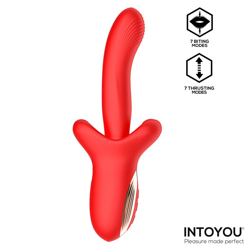 Vyron Vibrador con Thrusting y Biting (Mordisqueo) - Imagen 9