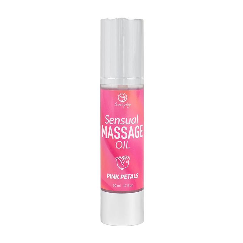 Aceite de Masaje Sensual Pétalos Rosa 50 ml. - Imagen 3