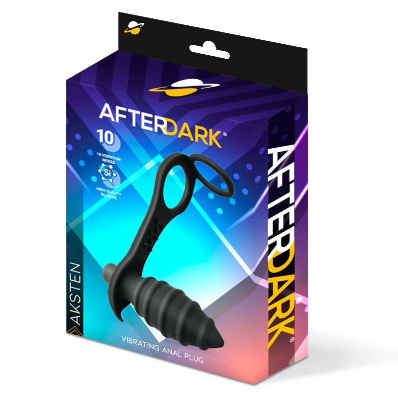 Aksten Plug Anal con Vibración y Anillo para Testículos - Imagen 4
