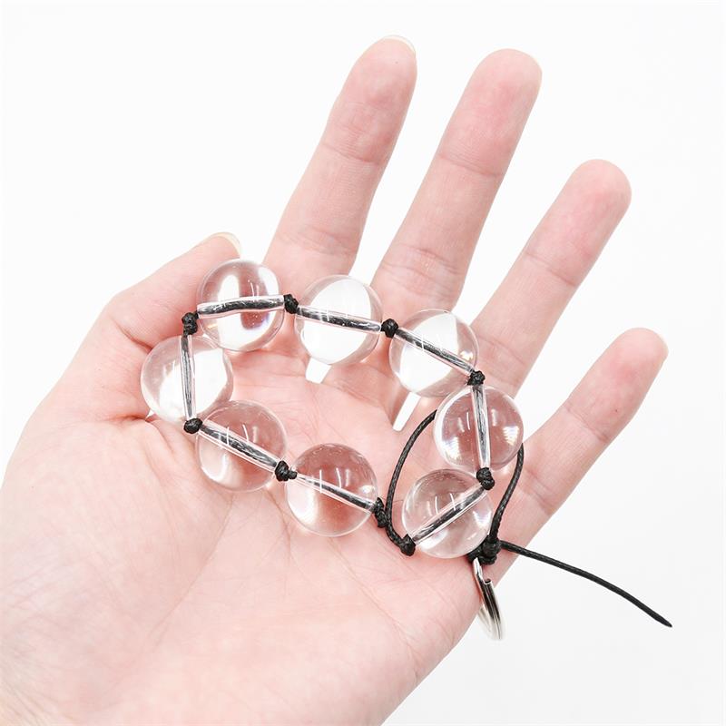 Cadena Anal con Bolas de Cristal 4 Tamaños - Imagen 5
