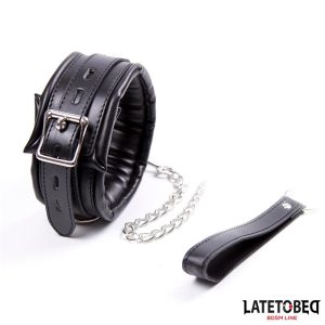 Collar Acolchado Grande con Correa