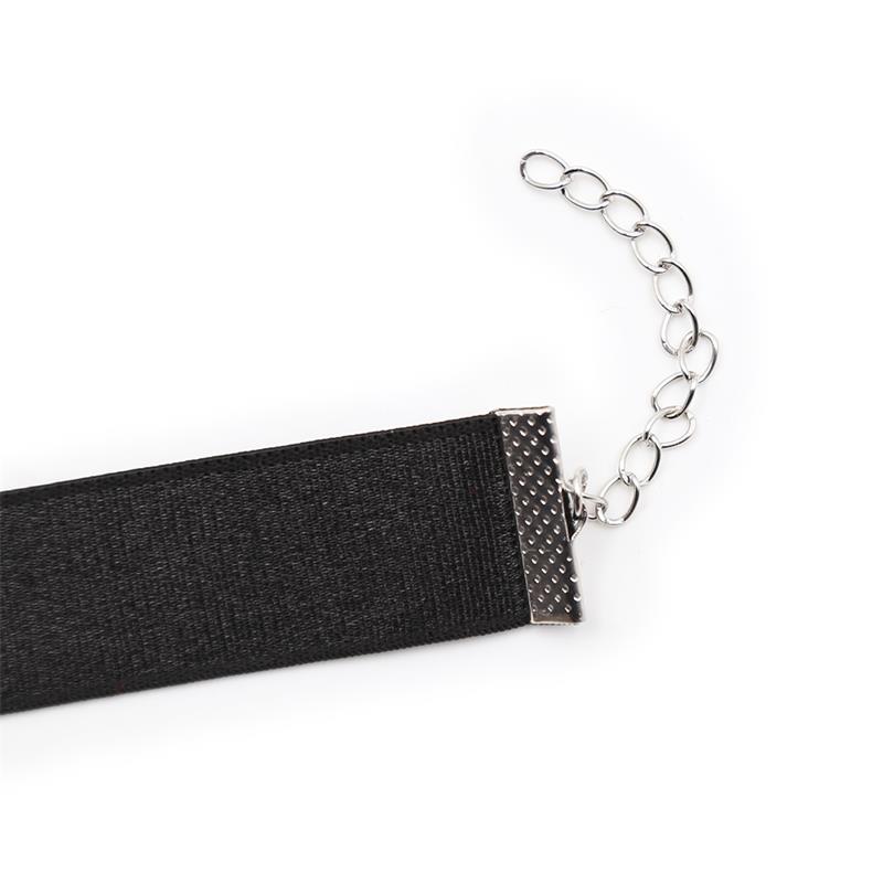 Collar con Lazo y Cascabel 36 cm Negro L - Imagen 7