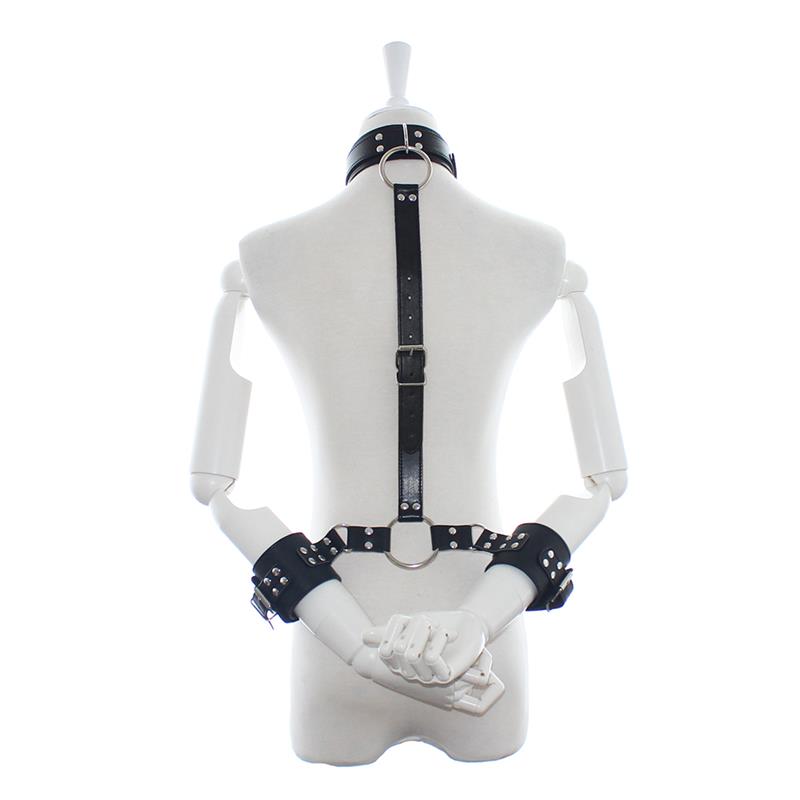 Collar con Restricciones Ajustable Negro - Imagen 4