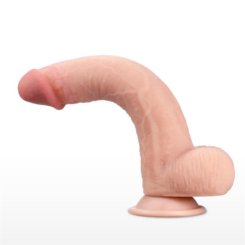 Dildo con Piel Retractil 9 Natural - Imagen 5