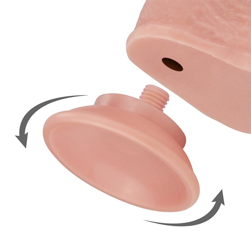 Dildo con Piel Retractil 9 Natural - Imagen 9