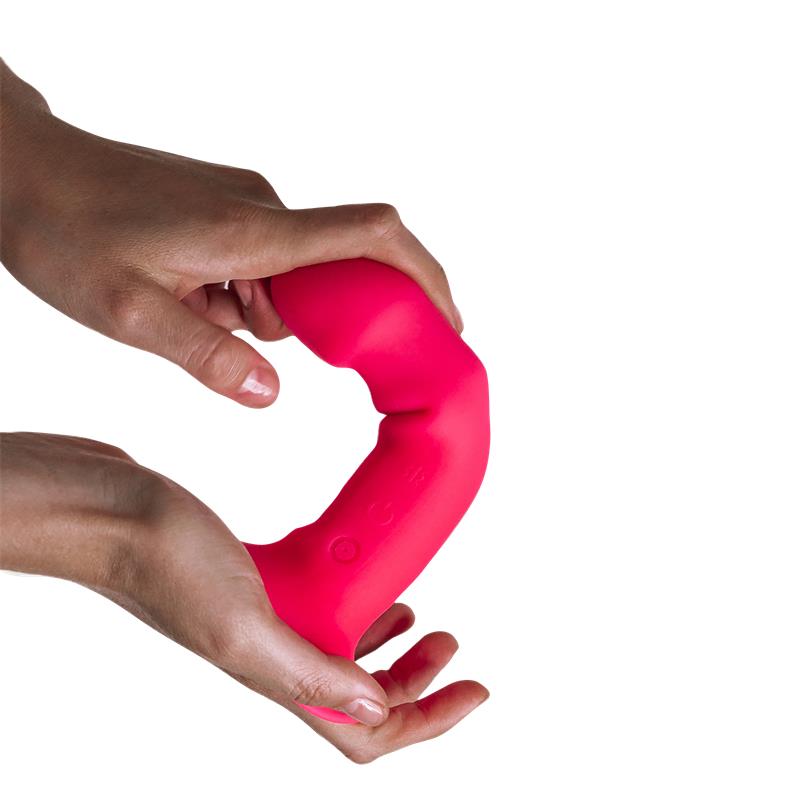 Dildo Doble Densidad Vibración Hitsens 2 M Rosa - Imagen 3