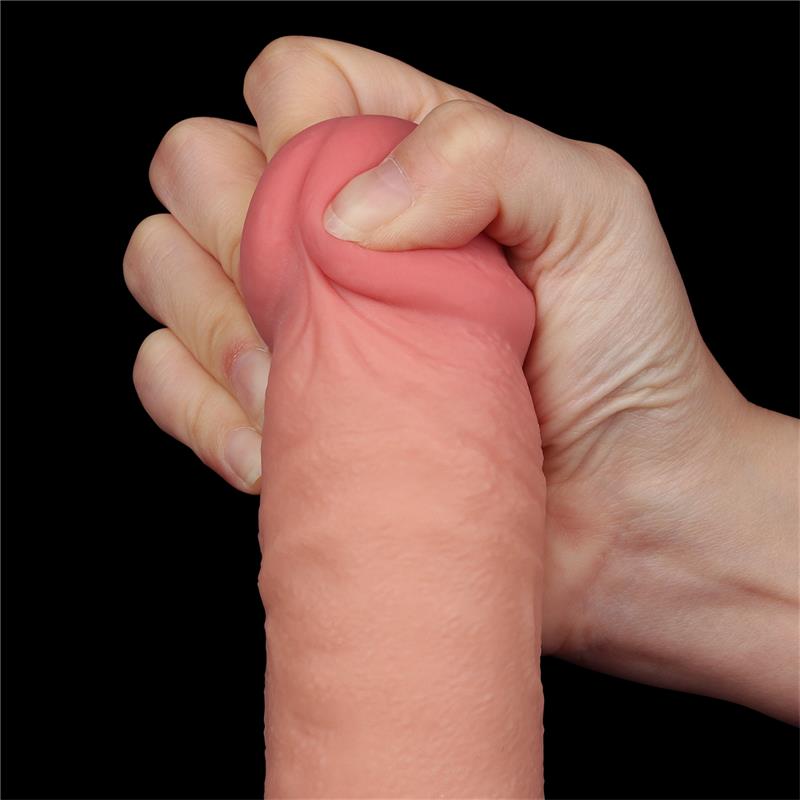 Dildo Dual Density Piel Deslizante Retractil 9.5 - Imagen 12