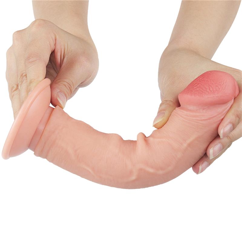 Dildo Dual Layer Piel Deslizante Retractil 8 - Imagen 13