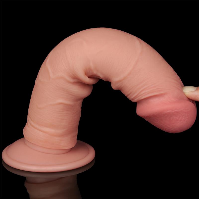 Dildo Dual Layer Piel Deslizante Retractil 8 - Imagen 14