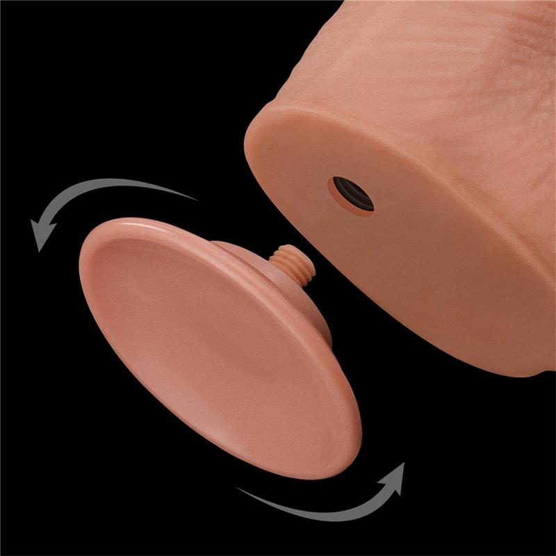 Dildo Dual Layer Piel Retractil 13.5 - Imagen 6