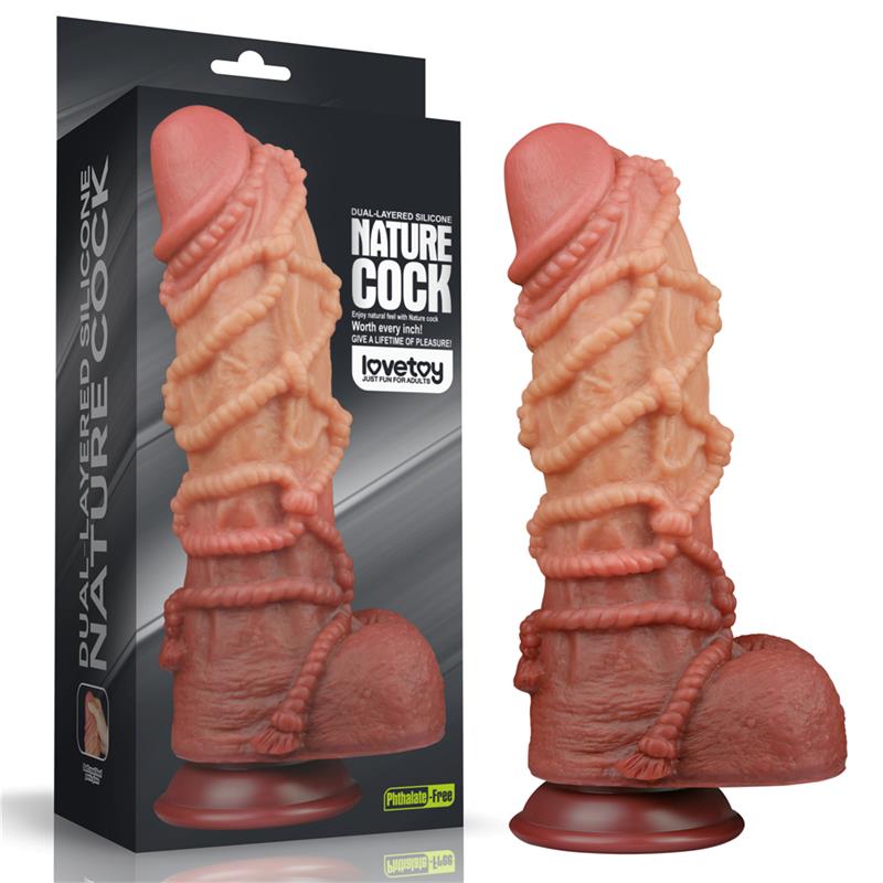 Dildo Dual Layer Tamaño King Nature 10.5 - Imagen 10