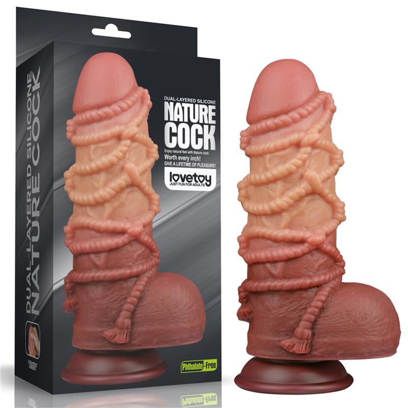 Dildo Dual Layer Tamaño King Nature 9.5 - Imagen 6
