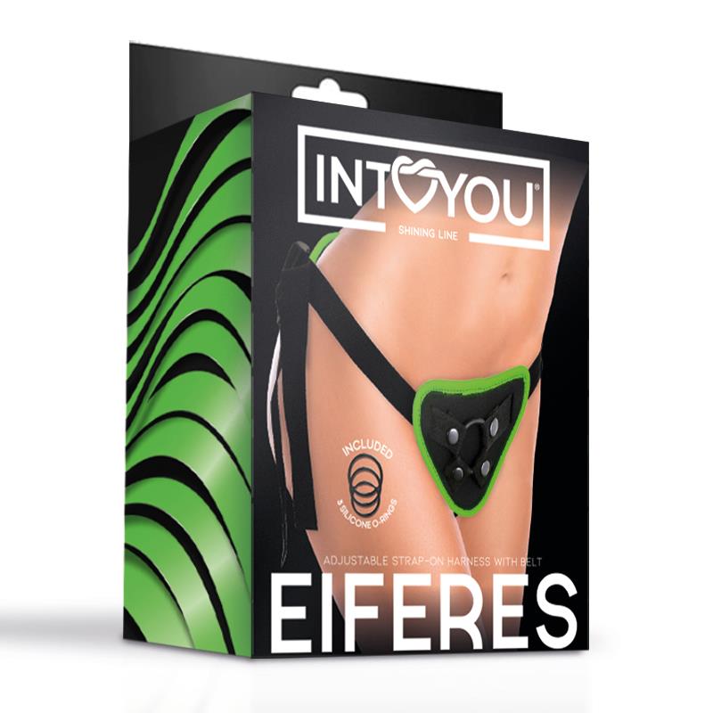 Eiferes Arnés Ajustable estilo Corset que Brilla en la Oscuridad - Imagen 8