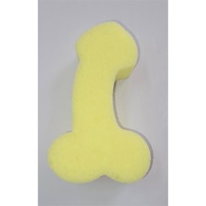 Esponja Forma Pene Amarillo