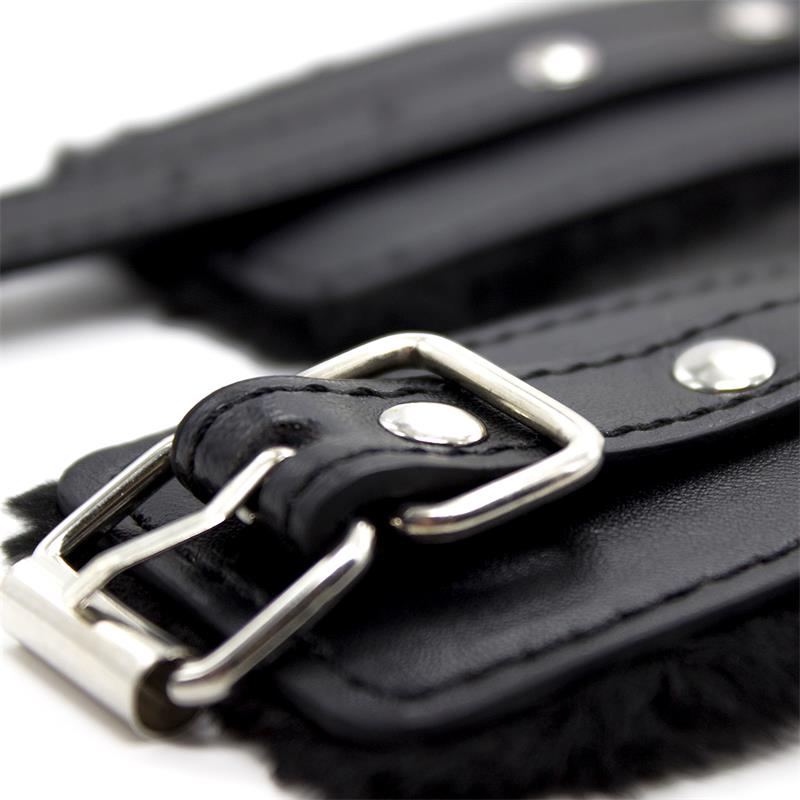 Esposas con Forro Interior Ajustables 30 cm Negro - Imagen 5
