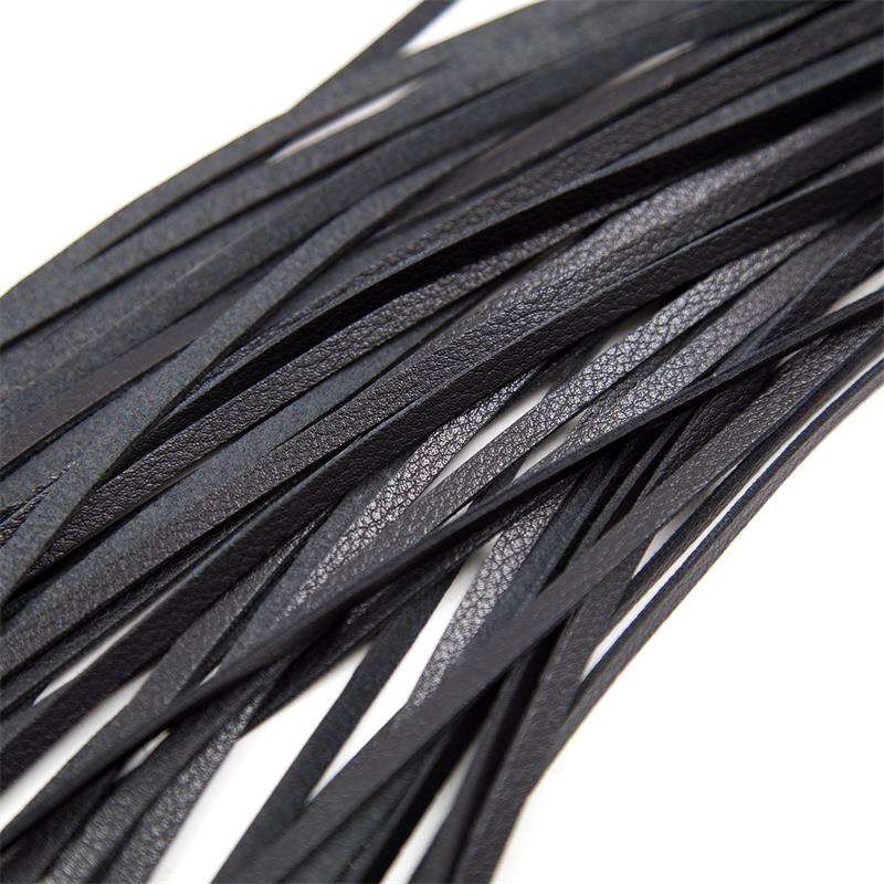 Flogger Mango de Metal 69 cm Negro - Imagen 4