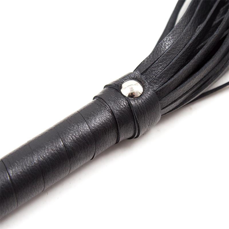 Flogger Mango de Metal 69 cm Negro - Imagen 8