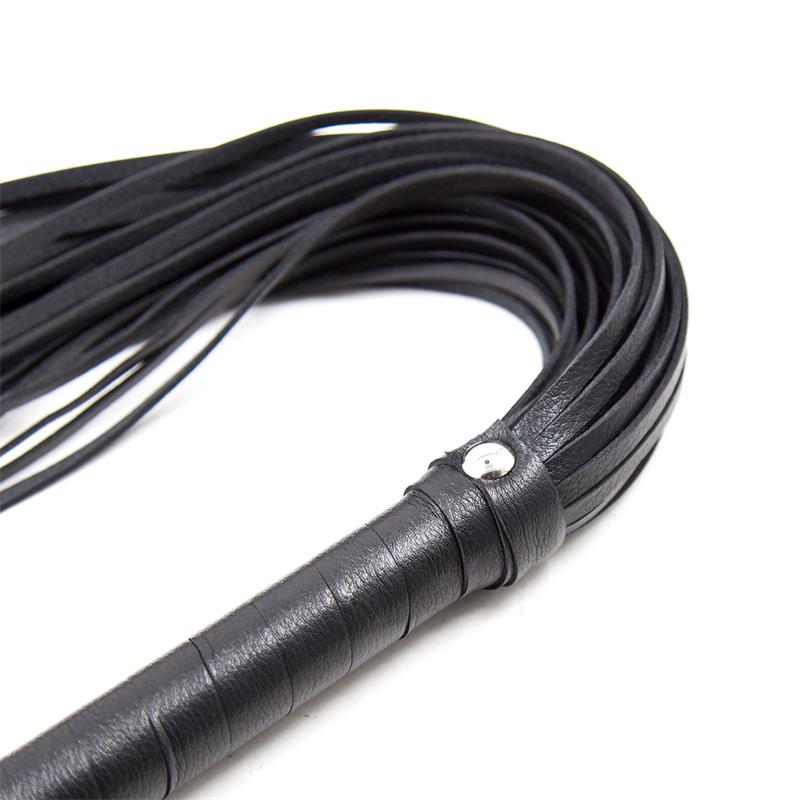 Flogger Mango de Metal 69 cm Negro - Imagen 9