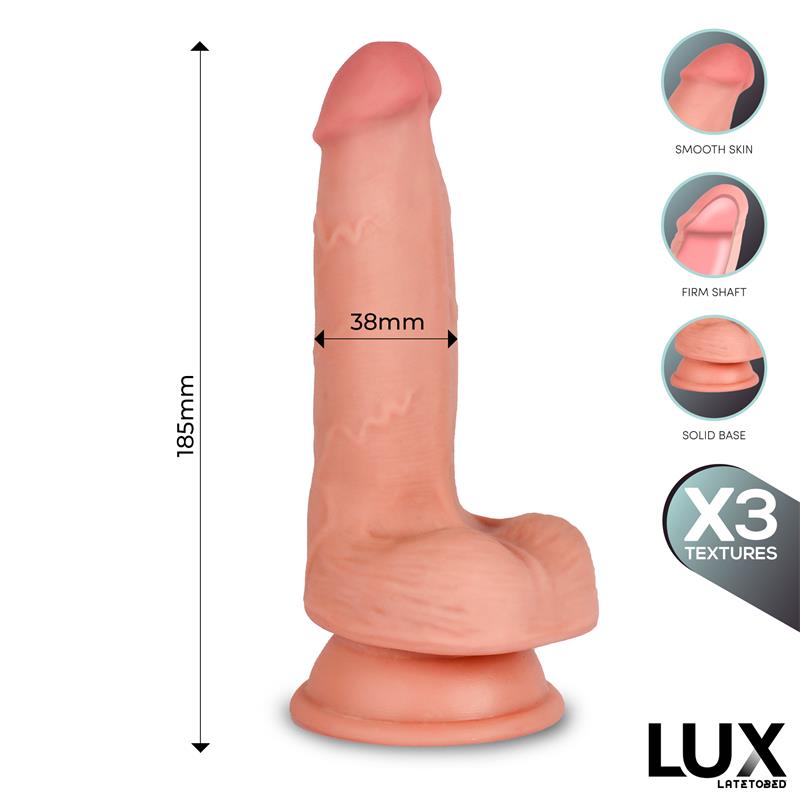 Hans Dildo Triple Densidad con Testículos 7.2 - Imagen 6
