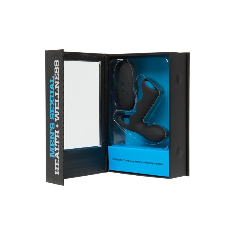 Jaula para el Pene con Vibración y Control Remoto Negro - Imagen 3