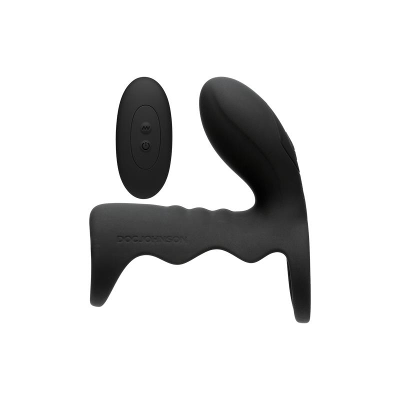 Jaula para el Pene con Vibración y Control Remoto Negro - Imagen 4