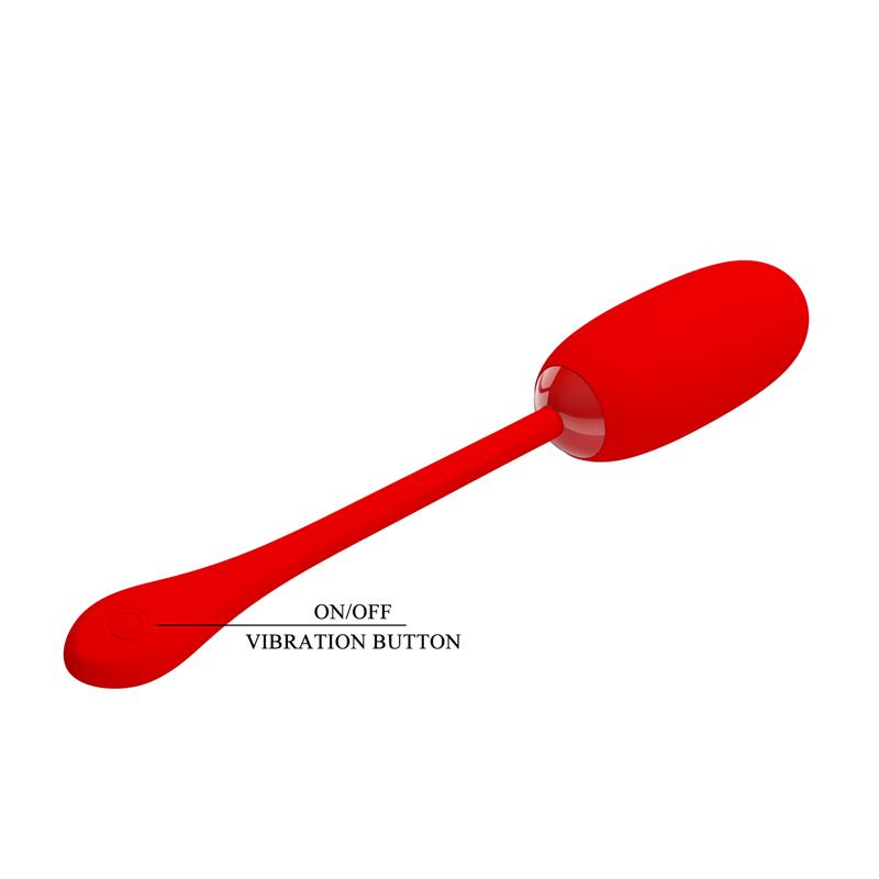 Julius Huevo Vibrador Rojo - Imagen 3