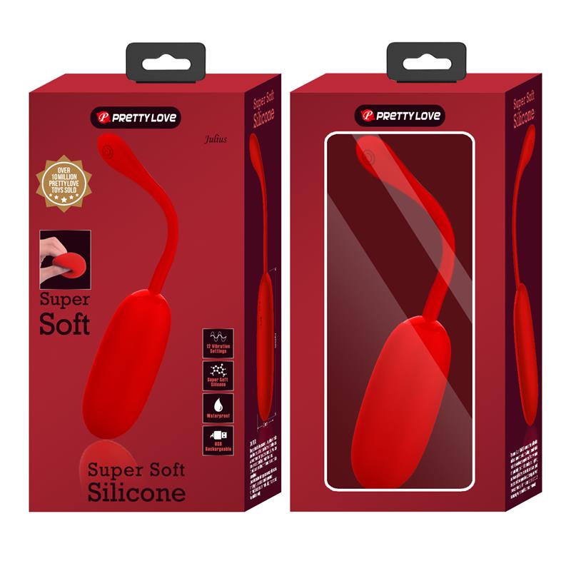 Julius Huevo Vibrador Rojo - Imagen 7