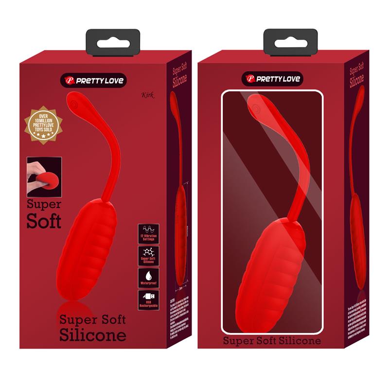 Kirk Huevo Vibrador Rojo - Imagen 5
