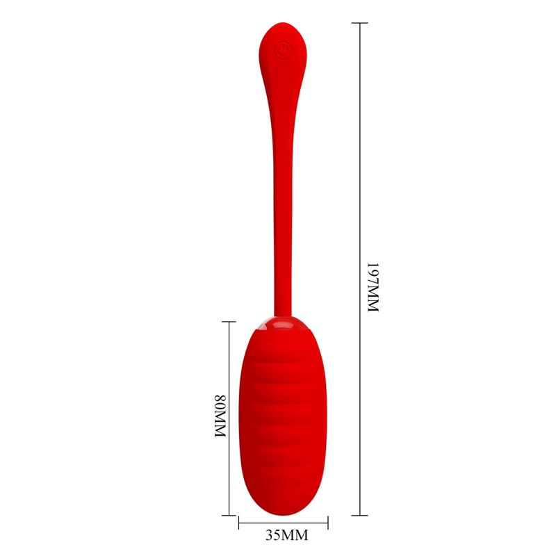 Kirk Huevo Vibrador Rojo - Imagen 11