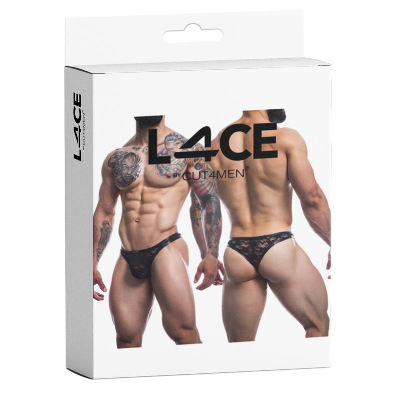 L4CE03 Tanga con Encaje - Imagen 3
