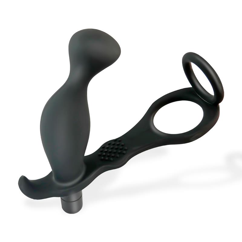 Larimar Plug Anal con Vibración y Anillo para Pene y Testículos - Imagen 5