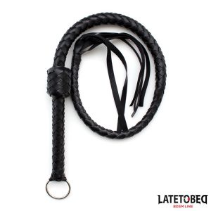 Látigo Trenzado Negro 116cm