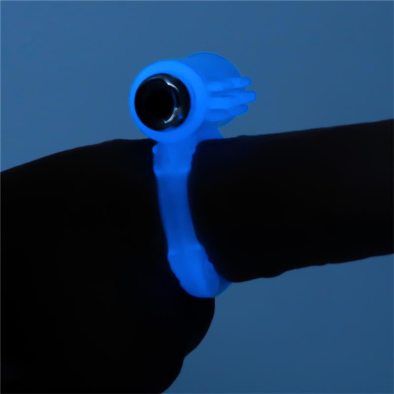 Lumino Play Anillo Vibrador Luz Azul - Imagen 7