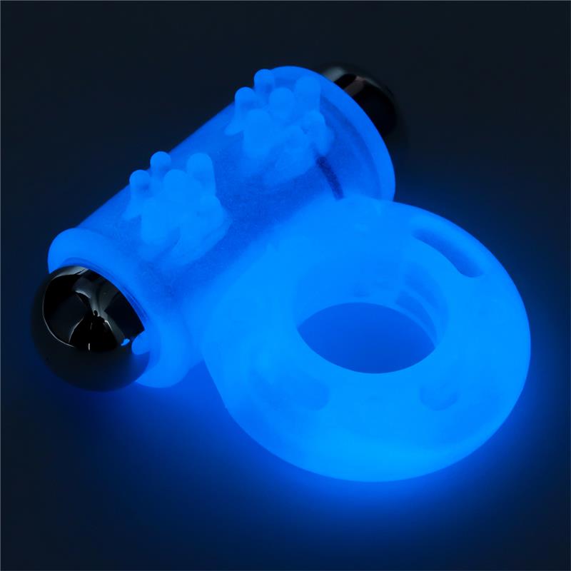 Lumino Play Anillo Vibrador Luz Azul - Imagen 4