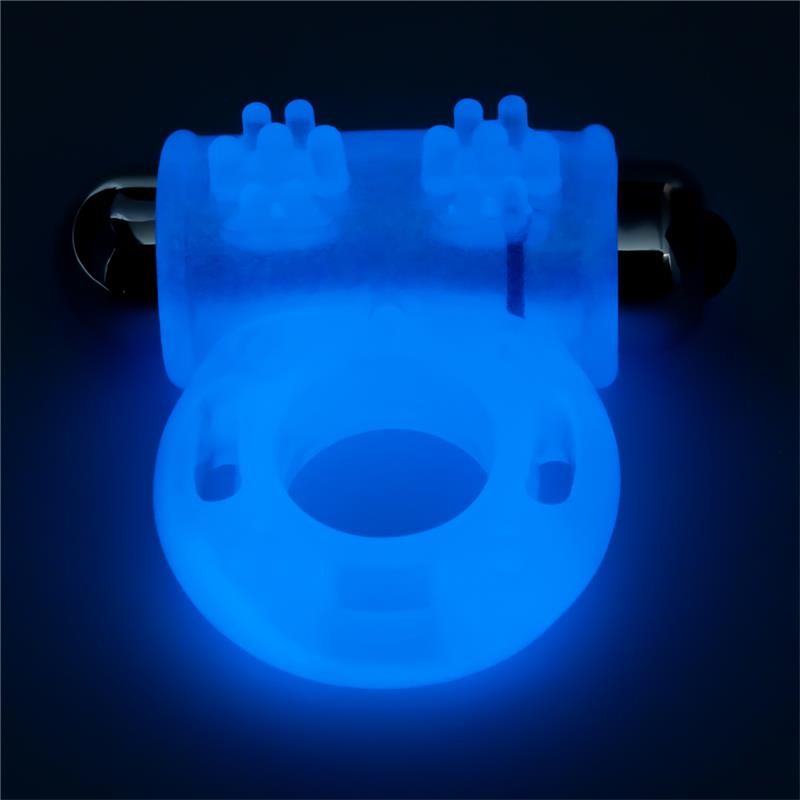 Lumino Play Anillo Vibrador Luz Azul - Imagen 6
