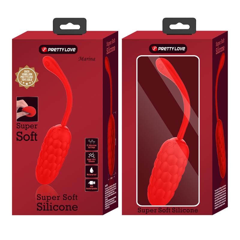 Marina Huevo Vibrador Rojo - Imagen 4