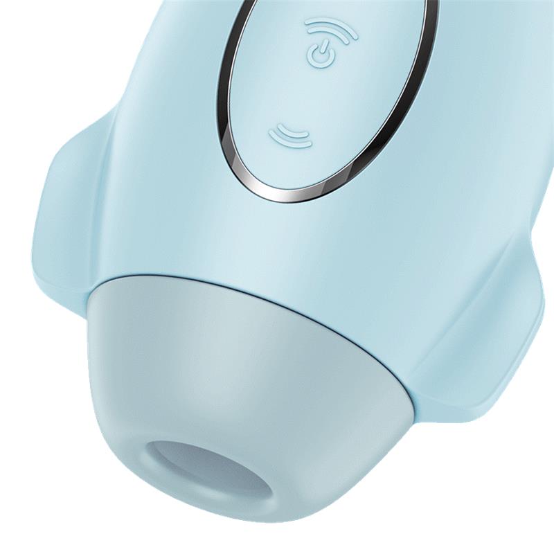 Mission Control Succionador y Vibrador Azul - Imagen 5