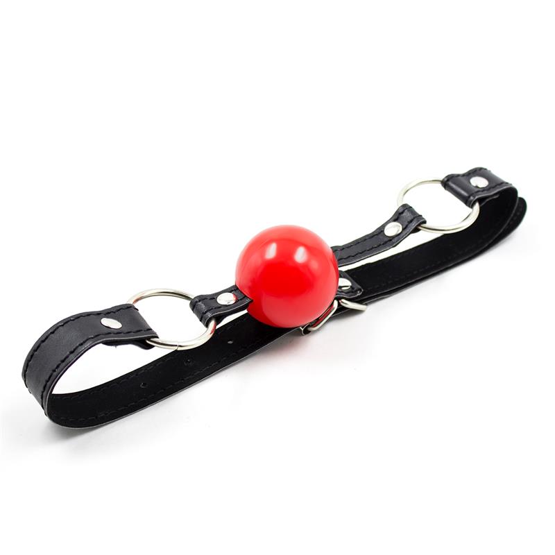 Mordaza de Bola Negro/Rojo - Imagen 6
