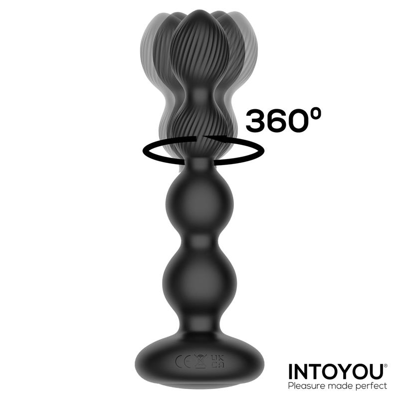 Mouve Plug Anal con Waving y Vibración con Control Remoto 2 Motores - Imagen 6