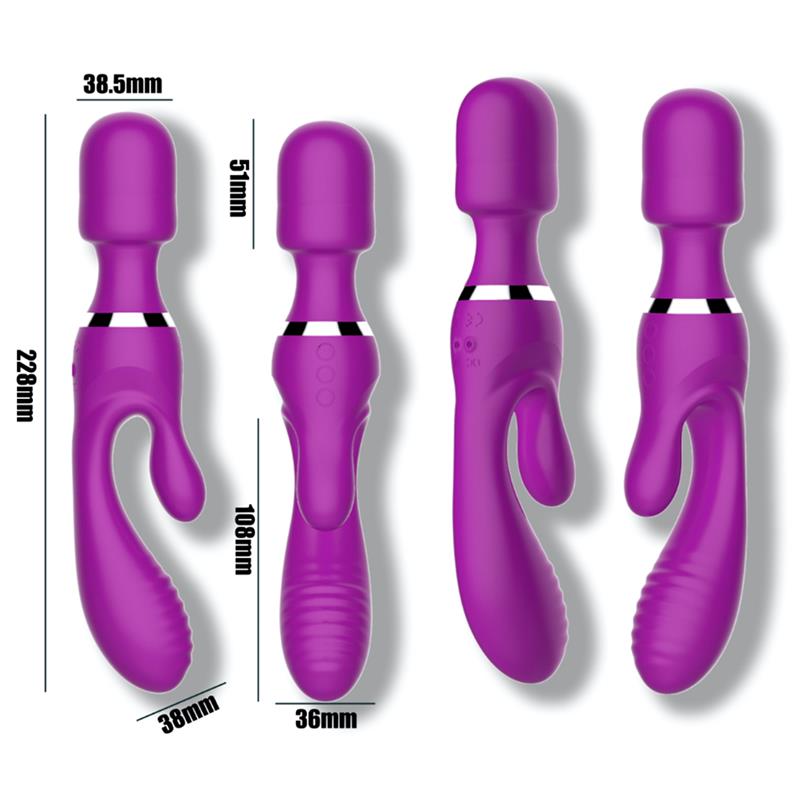 No. Fifteen Vibrador y Masajeador 3 Motores Independientes - Imagen 6