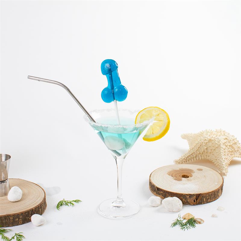 Piruleta de Pene Sabor Gin Tonic con Alcohol - Imagen 4
