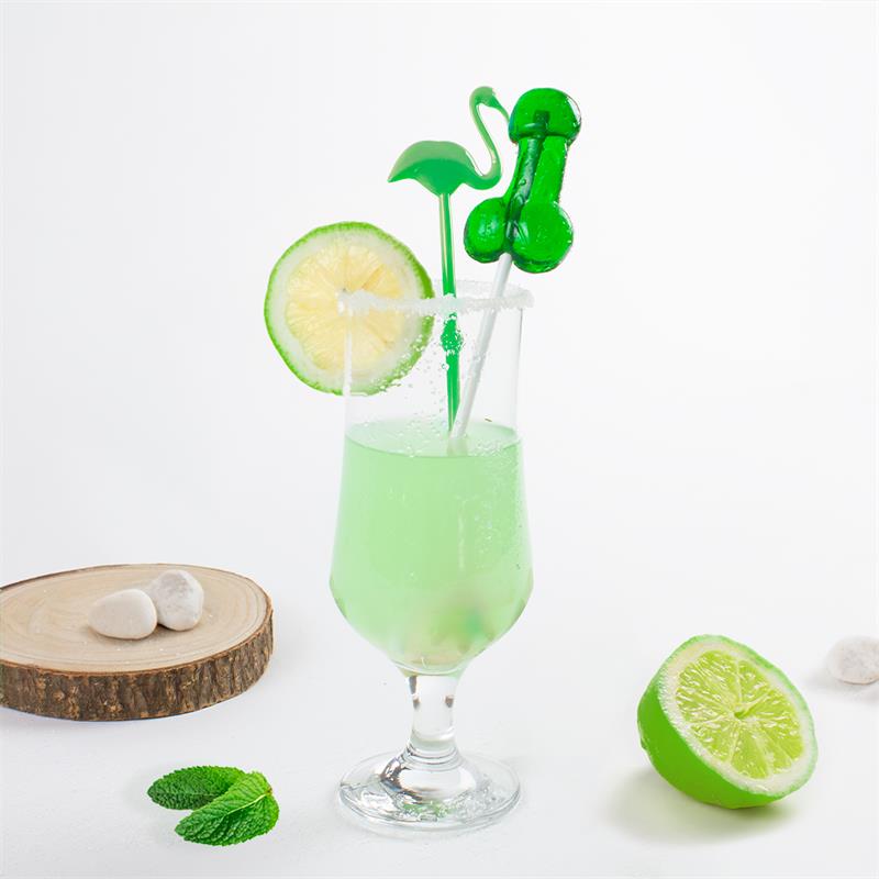 Piruleta de Pene Sabor Mojito con Alcohol - Imagen 4
