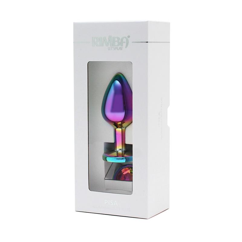 Plug anal con joya Arcoiris Pisa Rainbow - Imagen 5