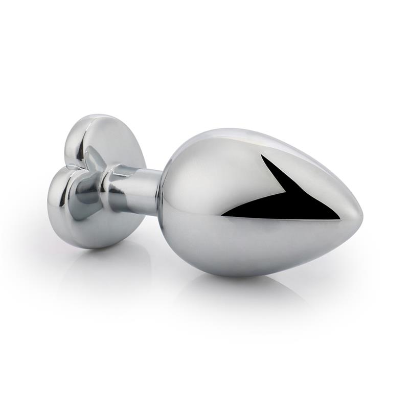 Plug Anal con Joya de Corazón Blanco Talla M - Imagen 7