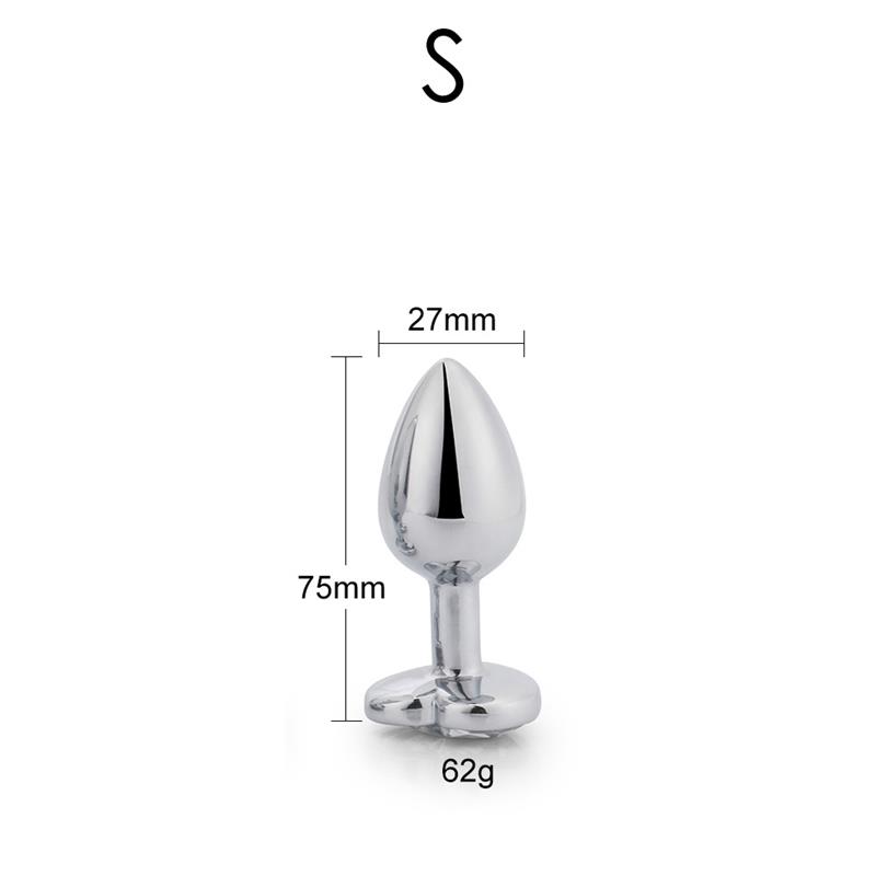 Plug Anal con Joya de Corazón Purple Lavender Talla S - Imagen 7